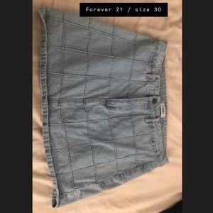 Denim skirt